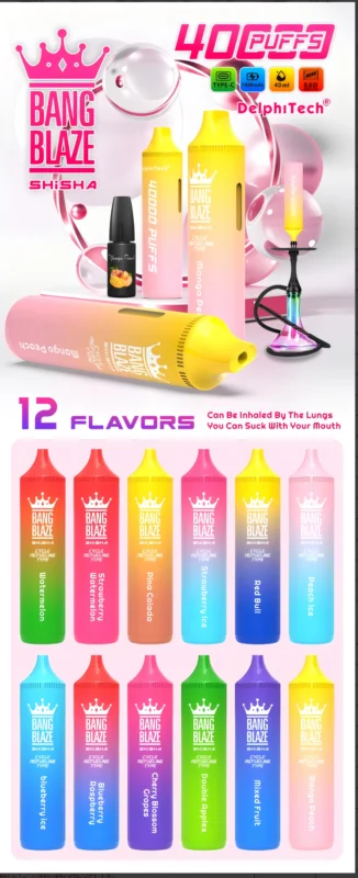 Bang Blaze Shisha 40K PUFFS egyszerhasználatos e-cigaretta